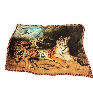 Delacroix Young Tiger Silk Scarf THE MET Metropolitan Museum of Art MMA